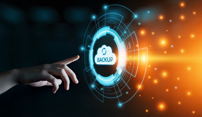 Backup Storage Data Internet Technology Business concept