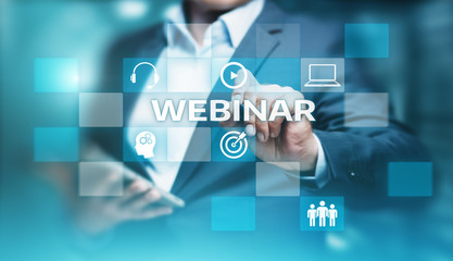 Webinar E-learning Training Business Internet Technology Concept