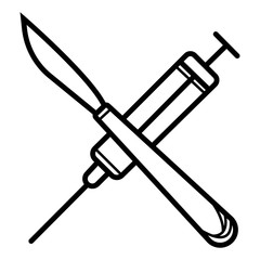 Surgical Instrument icon vector