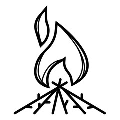 Fire vector icon