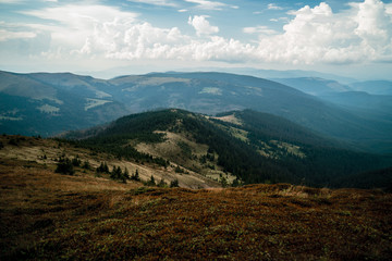 Beautiful landscapes of the Carpathian Mountains
