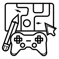 gamepad icon vector