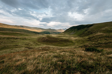 Obraz premium Beautiful landscapes of the Carpathian Mountains