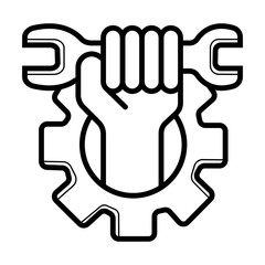 Service tool icon vector illustration