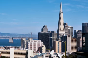 Keuken spatwand met foto Skyline van San Francisco, Californië © haveseen