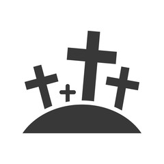 grave yard, Halloween related, glyph icon design