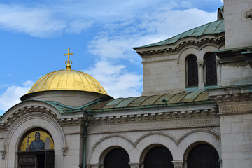 the Church of Alexander Nevsky in Sofia, Bulgaria