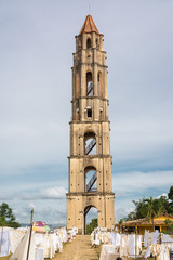 Surveillance tower of slaves of Manaca Iznaca sugar fabbica