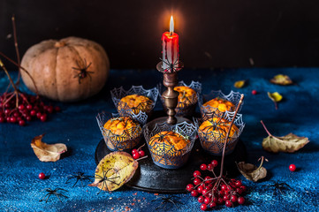 Halloween Pumpkin Muffins