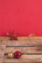 background with christmas decorations