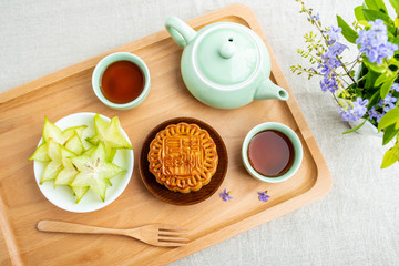 Mid-Autumn Festival Mooncake / Chinese Traditional Festival Food