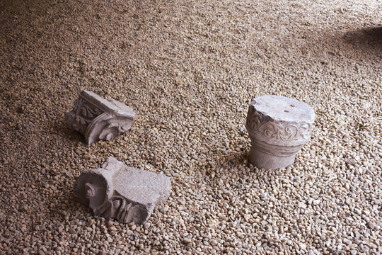 parts of the columns of old Sofia called Serdika.