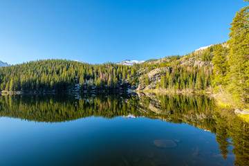 Bear Lake, Rocky Mountains, Colorado, USA.
