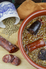Spanish lentils with chorizo
