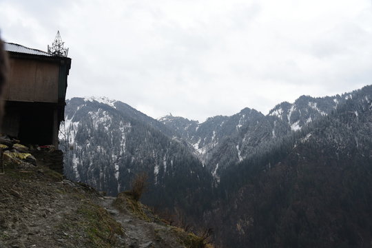 landscapes of kasol , malana , himachal pradesh , India