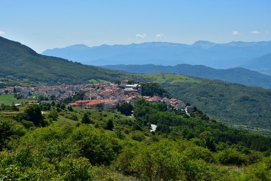 Veduta di Capracotta - Molise - Italia