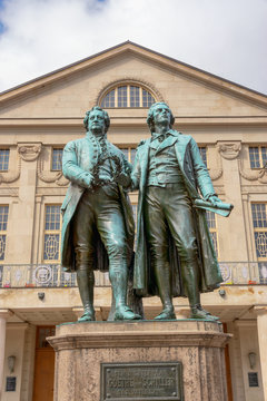 CALVENDO Puzzle 1000 Teile – Goethe Und Schiller Denkmal Weimar, 64x48 Cm, Premium-Qualität Aus Europa