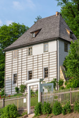 Goethes Gartenhaus im Park an der Ilm in Weimar, Thüringen