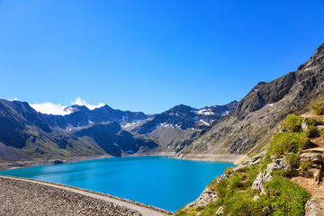 Alpine water reservoirs - Finstertalspeicher