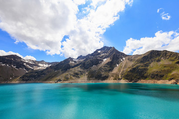 Alpine water reservoirs - Finstertalspeicher