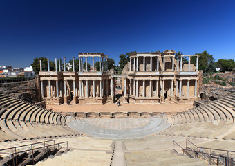 Roman theatre in Merida, Spain 