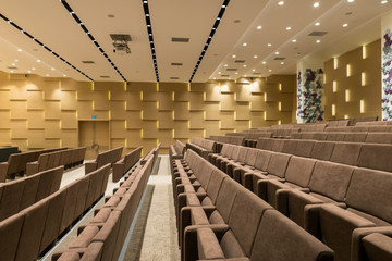 Big empty modern meeting,seminar,conference room