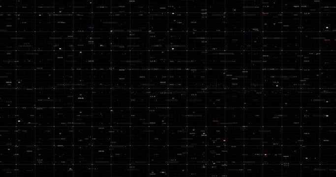 Abstract digital data background, 3D rendering