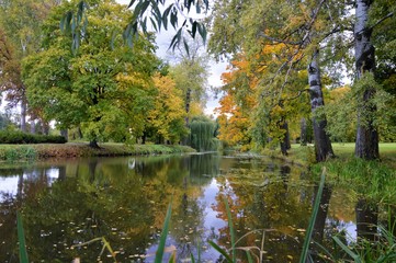 autumn, water, lake