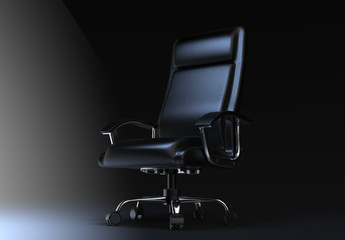 Office chair. 3D rendering.