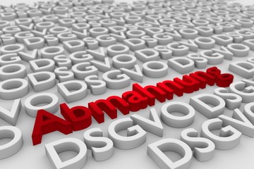 Fototapeta premium DSGVO warning text 3D