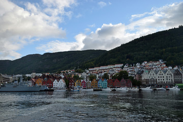 View of Bergen harbor - 220532125