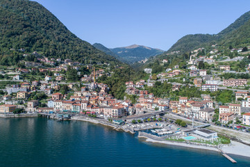 Fototapeta na wymiar Village of Argegno, Como lake (Italy)