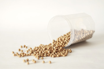 isolated photo of chickpea. white background