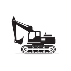 Excavator Logo Vector