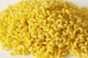 isolated photo of pasta. white background