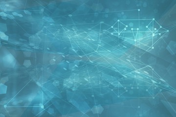 Connection technologies Blue backdrop