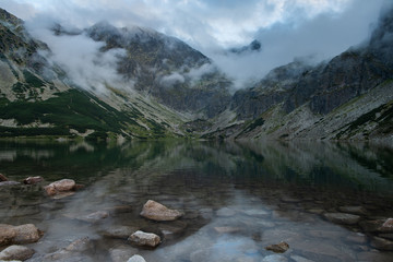 Fototapeta na wymiar Lake in the mountains Morskie Oko