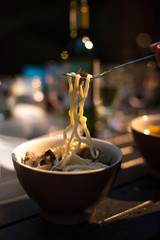 delicious homemade noodles