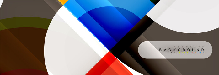 Obraz premium Vector circle abstract background