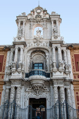 fachada del palacio de San Telmo