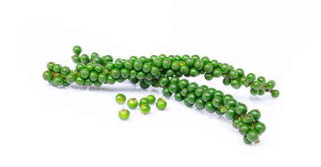 Fresh pepercorn isolated on white background