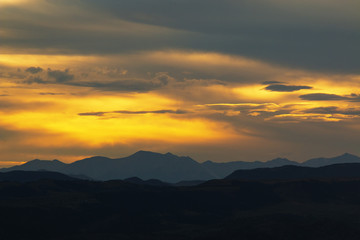 Sangre de Cristo Mountains Sunset
