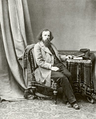 Portrait of the scientist Dmitrij Mendeleev