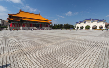 Fototapeta na wymiar Chiang Kai-shek Memorial Hall in Taipei, Taiwan