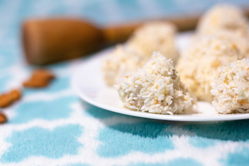 Homemade coconut cookies