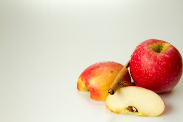 Red fresh apples