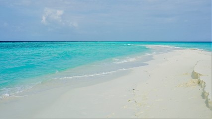 Maldives Island in the middle of the ocean