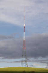 Radio antenna Landessender Beromuenster in the canton of Lucerne, Switzerland