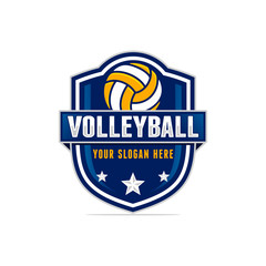 Volleyball Logo Vector