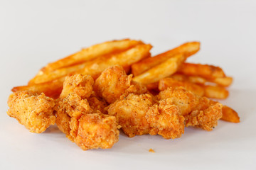 chicken tenders and fries